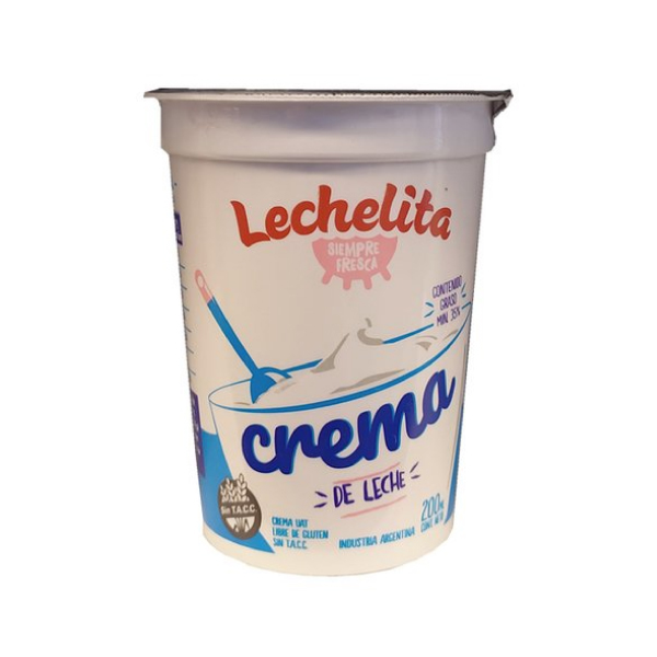 CREMA DE LECHE LA PAULINA POTE X 200 ML.