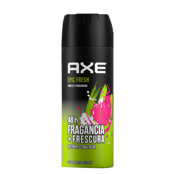 Desodorante En Aerosol Axe Epic Fresh Pomelo Y Cardamomo X 88 G